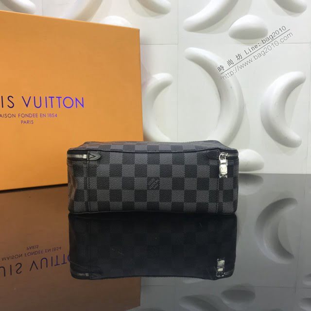 LV包包 LV新款女包 Packing Cube中號手袋 LV黑格收納袋 收納盒  ydh3650